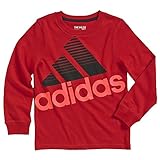 （アディダス）adidas 2T Light Scarlet performance パフォーマンス power パワー l/s t-shirt tシャツ　半袖 アパレル boys' toddler 