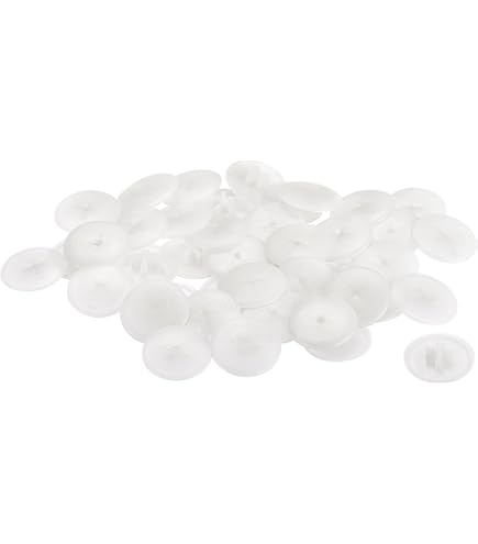 200-Pack White Plastic Screw Hole Covers – 7-8mm Diameter Self-Tapping Caps For Furniture, Cabinets & DIY Projects