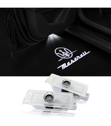 Maserati 純正LEDカーテシーライト Amazon | カーテシライト 車用 カーテシーランプ LEDロゴ投影