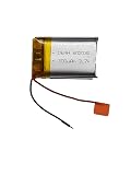 TM 602030 リチウムポリマー電池 リポバッテリー 3.7V 300mAh コネクタなし 個別梱包切り取り線つき ヘッドセット ドローン 等に