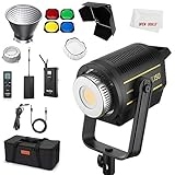 Godox VL150 LEDビデオライト 150W LED撮影灯 5600K CRI96 TLCI95 0-100％調光可能 優れた放熱性