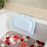 Zehui Bathtubヘッドレスト枕バスタブネックヘッドRest Pillow with Sucker asバスルームアクセサリー