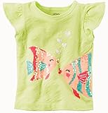 カーターズ Carter's Tシャツ Flutter-Sleeve Sequin Fish Tee 3M (55-61cm)