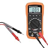 EasyJoy 高精度 デジタルマルチメーター 電流・電圧・抵抗テスター LCD付き