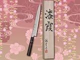 みきかじや村 漆霞　『花びら』青紙積層鋼　柳刃包丁8寸 TS023