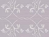 Warner BRL980117 April Acanthus Lattice Wallpaper, Purple [並行輸入品]