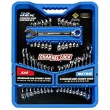 Channellock レンチセット 32ピース SAEおよびメートル法のコンボ 38047