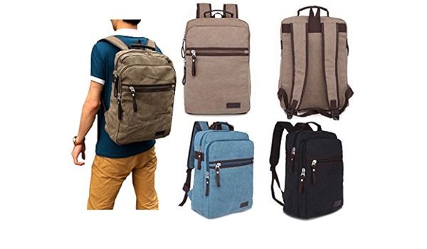 Amazon Co Jp ミッケタ Mikketa カジュアル スクールリュック 通学 リュックサック キャンバス 帆布 リュック メンズ レディース 男 女 兼用 学生 アジュール シューズ バッグ