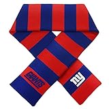 ニューヨーク・ジャイアンツ公式NFL大人用OneサイズStriped Rugby Scarf by Forever Collectibles 381568