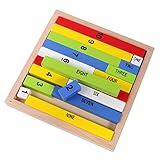 MagiDealカラフルな木製デジタルブロック木製おもちゃ数学玩具パズルToyギフト