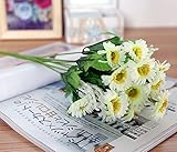【ノーブランド品】造花 菊 アーティフィシャルフラワー フラワー 菊 白緑