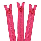 日本紐釦貿易(Nippon Chuko) ビスロンオープンファスナー 50cm 同色3本入 col.516 ローズピンク 3VS50-516