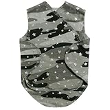 【未熟児】【低出生体重児】【早産児】【NICU】用 ベビー服：ボディーラップ スターリーカモ