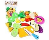 13セットベビー/子供DIYキッチンPlayset色の認識（野菜）ランダムな色