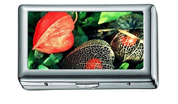 Amazon タバコの箱 サイサリスの花のタバコの箱 箱 女性のためのクレジットカードケース男性 インテリア オンライン通販