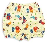 マックザヤック(Mak the yak) バブル ボトム バルーン パンツ かぼちゃ ブルマ 出産祝い ベビー 新生児 ギフト プレゼント コットン 100% NY発 (ライオン柄) 3-6M（70c