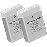 【2個セット】NIKON対応 EN-EL14 EN-EL14A EN-EL14e 互換 バッテリー ロワジャパン【PSE基準検品】最新ICチップ採用 残量表示 純正充電器対応