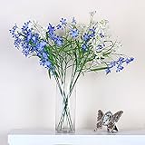魔法使いハウルと火の悪魔10 Stems 22.62 "人工花人工シルクOrchid Stems Bouquetsウェディングパーティーホームガーデン装飾 ブルー A01DC16CA1031US000