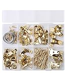 Mr. Pen- 絵画吊り下げキット 220個 絵画ハンガー 釘 壁掛けハンガー 写真吊り下げフック フレーム吊り金具 写真フック 壁掛けキット