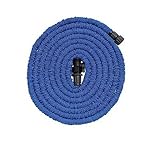 SoLed Strongest 75FT Double Latex Expandable Flexible Hose blue ,Toughest, Flexible, Expanding Garde