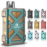 Aspire GOTEK X2 電子タバコ ベイプ 使い捨て 持ち運び シーシャ POD スターターキット 本体 (パイングリーン)