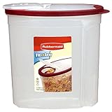 RubbermaidホームCereal Keeperクリア/レッド( 1.5ガロン） – 1783748 1.5 Gallon (1-Pack) レッド 1777195
