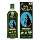 Dabur アムラ オイル、強くて美しい髪のための最高の根の栄養物、アムラ、天然油、ビタイカンC 100 ml