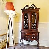 アンティーク家具調 ショーケース 飾り棚・照明付き コレクションボード[売れ筋] 英国家具 Bally William (バリーウィリアム社）マホガニー材