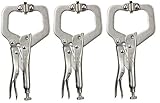 Locking C-Clamp, 6 In Size, 2 1/8 In Cap [並行輸入品]