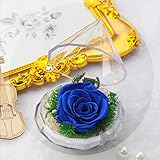 A-SZCXTOP プリザーブドフラワー 枯れない 花 アクリル ダイヤモンドの形のギフトボックス入り フレッシュフラワー バラ バレンタインデー 結婚式 贈り物　オシャレなギフト