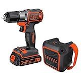 Black & Decker BDCDE120BTS 20V MAX Lithium Autosense Drill/Driver with Bluetooth Speaker [並行輸入品]
