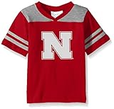 NCAA Nebraska Cornhuskers幼児用男の子サッカーシャツ、レッド、2