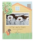 Angel Dear Pair and a Spare 3 Piece Blanket Set, Greyish Blue Raccoon by Angel Dear