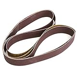 Generic 3pcs 600 Grit Zirconia Abrasive Sanding Belts 762x25mm for Wood Grinding Working