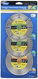 Norton 07660705344 Classic General Purpose Diamond Blade Combination Pack, 4" Diameter x 0.080" Thic
