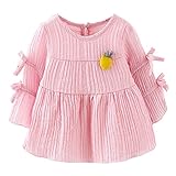 YY-Natuhi ベビー服 子供服 女の子 ワンピース キッズ ドレス 新生児 ボディースーツ ベビー 長袖 ベビースーツ 秋冬 かわいい 綿 プリーツスカート 赤ちゃん 入園式 入学式 リボン (