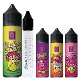 MONSTA VAPE 新シリーズ モンスターベイプ マレーシアリキッド＋FlavorKitchenオリジナル目盛付きボトルセット/VAPE(ベイプ)リキッド (Pinelava Guava)