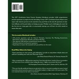 CFP Certification Exam Practice Question Workbook