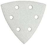 Bosch SDTW080 Detail Triangle, Hook & Loop Sanding Sheet, White, 80 Grit, 5-Pack [並行輸入品]