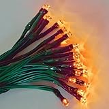 Yellow Solar Powered LED String Lights [並行輸入品]