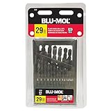 Disston E0102600 Blu-Mol Oxide Drill Bit Sets, Metal index case, Black, 29-Piece [並行輸入品]