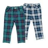 La Chiave(ラ キエーベ) 長丈パンツ (80～130cm) キムラタンの子供服 (53313x53513-163) グリーン 100