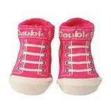 mikihouse Double_B(ミキハウスダブルB)スニーカー風ベビーソックス(靴下) 9-10cm,ピンク（０８）