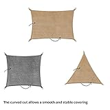 Firlar 【省エネ・目隠し・日よけ・ベランダ・バルコニー・窓・軒先】 オーニング シェー紫外線約９５％カット・日射熱約８1％カット 10*10*10ft（305*305*305cm）