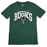 Youthアスレチッククルーネック半袖Tシャツ: NBA Milwaukee Bucks