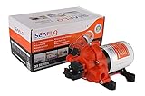 SEAFLO 12V 24V 3GPM 11.6LPM 45PSI ダイヤフラムポンプ (24V)