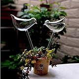 2個セット かわいい ガラス 鳥形 当番 自動水まき ガーデン 盆栽 給水装置 潅漑 水やり 観葉 植物 散水 栽培家