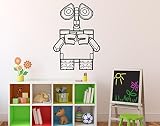 wall-e壁アートビニールデカールディズニー漫画ロボットビニールステッカーホームデコレーションアイデアインテリア取り外し可能子供部屋壁アート3 ( WLE )