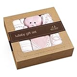 おくるみ 出産祝い エイデンアンドアネイ lullaby ギフト セット ピンク ブランケット バンブースワドル ベビー 女の子 男の子 [並行輸入品]
