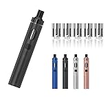 ジョイテック【eGo AIO2】スターターキット＋純正交換用コイル BFC１箱【 0.8ohm 5個入】電子タバコ セット Vape ベイプ 本体 (ミステリアスブラック)